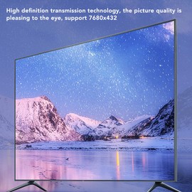 Mini DisplayPort to HDMI Adapter, 8K Ultra HD Mini DisplayPort 1.4 Male to HDMI 2.1 Female Adapter, for Sharing Presentations, Videos, Games