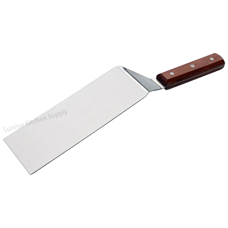 SUNRISE Stainless Steel Turner Spatula 8" x 3" Spatula