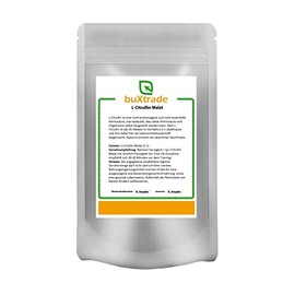 4 x 500 g L-citrulline malate powder, L citrulline DL-malate 2:1, powder mould 2 kg