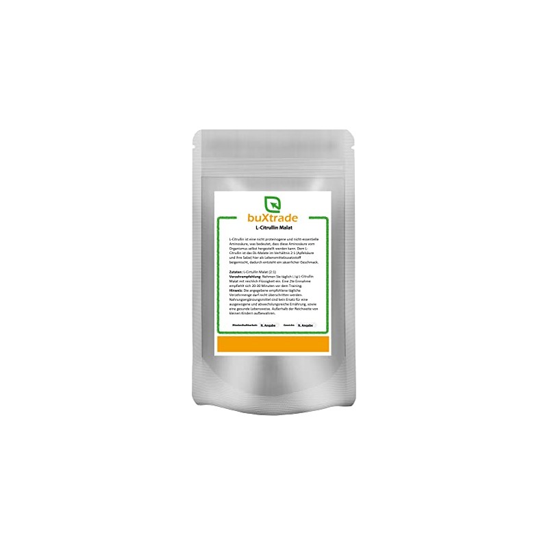 4 x 500 g L-citrulline malate powder, L citrulline DL-malate