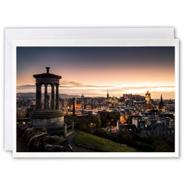 Neil Barr Edinburgh Castle from Calton Hill - Scotland Greeting Card by Scottish Landscape Photographer Blank Inside