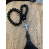 Genuine Black AgateOrthodox Christian Rosary Prayer Beads, Chotki, 10mm-33 beads