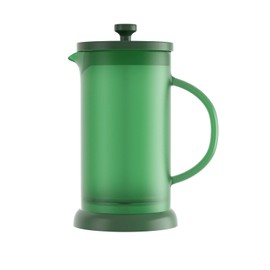 EZZNTIAL French press Coffee Maker Heat Resistant Durable Borosilicate Frosted Green 21oz.