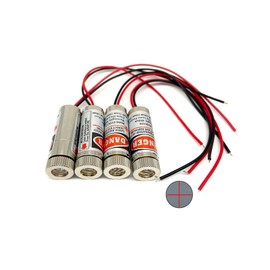 650nm red line laser module,Industrial Laser Group Module,5mw adjustable focal length, line, cross, point,(cross-4pack)