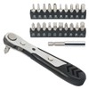 STREBITO Mini Ratchet Set, 22-Piece 1/4 Ratchet Right Angle Screwdriver,