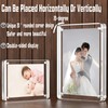 EKINIYAR 4x6 Acrylic Picture Frames, 20% Thicker Block, Clear Picture