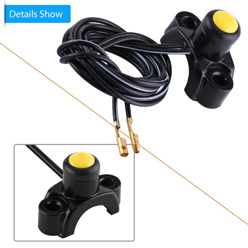 Handlebar Engine Switch, Motorcycle Engine Stop Start Kill Switch Button