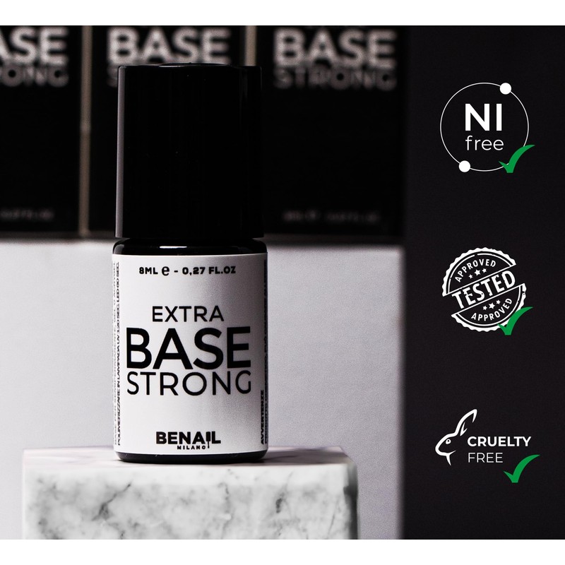 Base Strong 8 ml Semipermanenter Nagellack mit Dispersion, Basisgel für