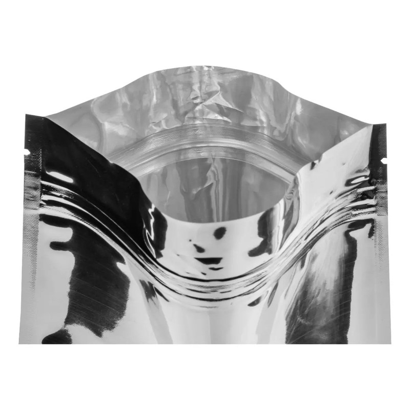 Bolsa Sup 454g - Metalizada Plata - Piezas Negro
