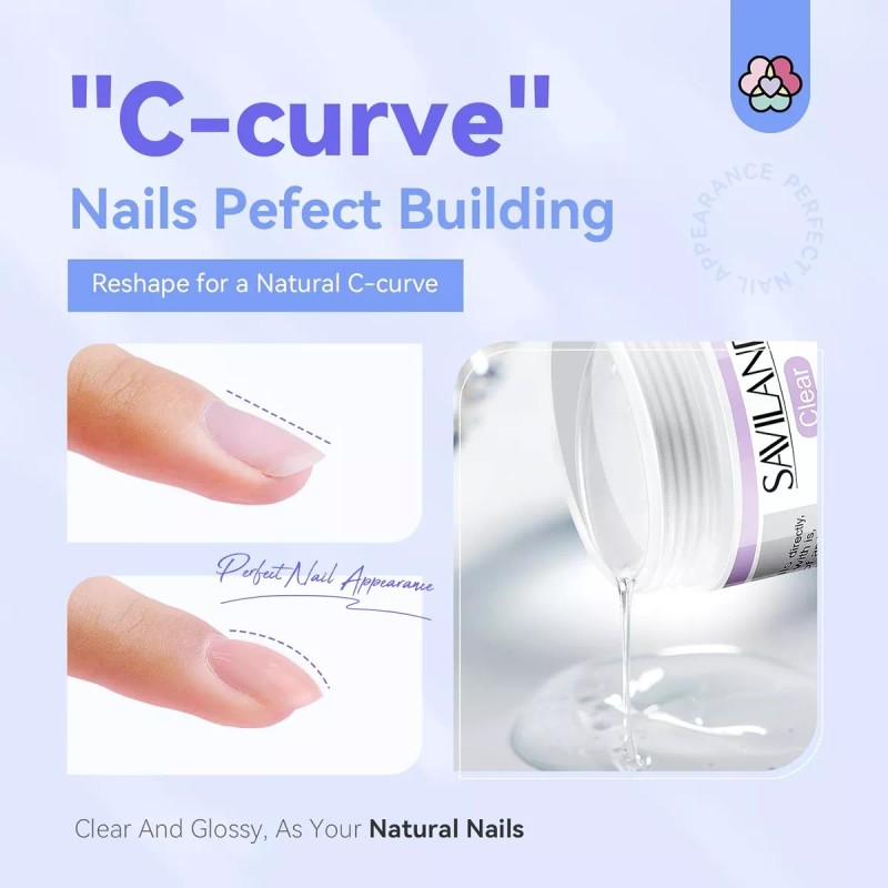 Saviland Kit De Gel De Uñas De Saviland Builder -