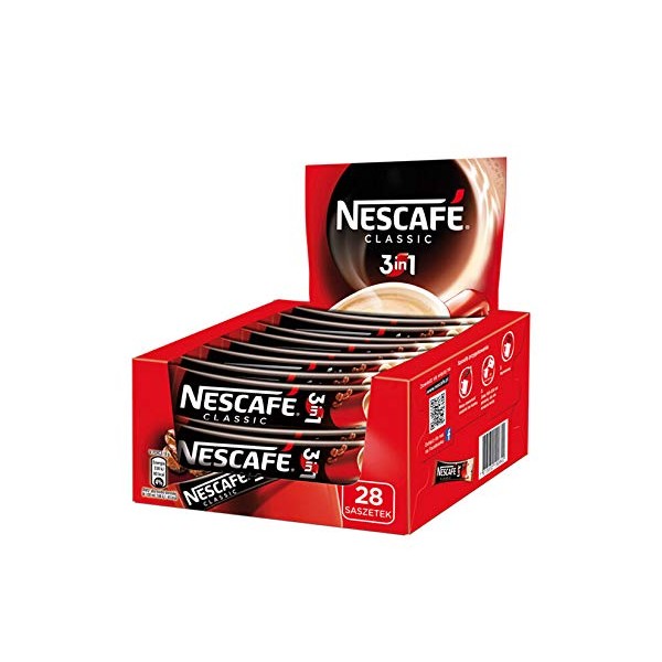 Nescafe classic 3 in 1, (28 x 16.5g)