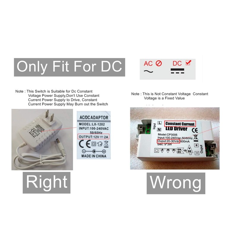 Dimmer Switches for Led Lights Dc 12v Touch Lamp Control