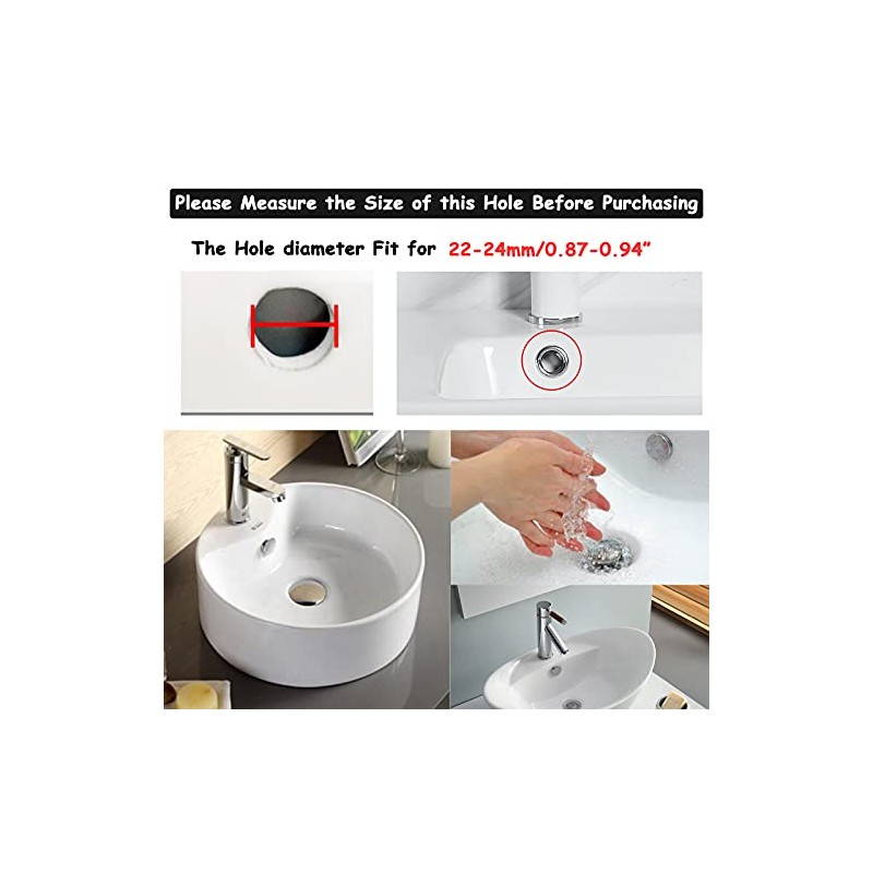 4 Pack Sink Basin Overflow Trim Ring Solid Bathroom Sink