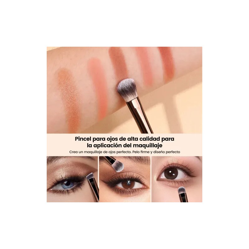 Set 8pzs Brochas De Maquillaje Profesional Suave De Doble Punta