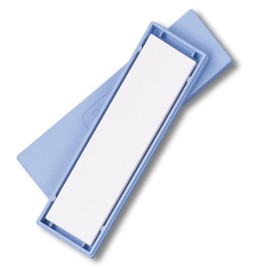 Spyderco - Fine 2" by 8" Benchstone Sharpening Stone with Light Blue Polymer Case - 302F