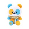 Anirollz Clown Pandaroll Sitting Plush – Soft Circus-Themed Stuffed Animal