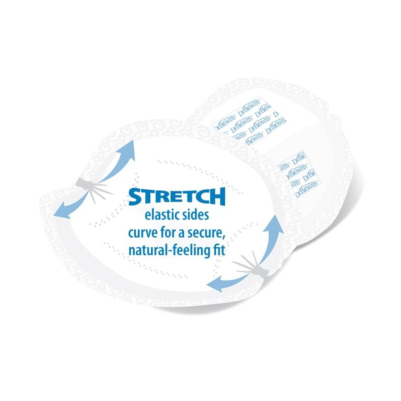 Dr. Brown's Disposable One-Use Absorbent Breast Pads for Breastfeeding and