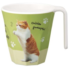 Skater Melamine Tumbler with Handle, 10.1 fl oz (300 ml), Chataro and Kinako MTH3-A