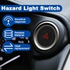 TKSE Hazard Switch Car Fire Warning Light Emergency Switch Push