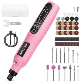 Rotary Tool | 3.7V Cordless Rotary Tool Kit, 2.0Ah Li-ion Battery USB Charging 68 Accessories Power Rotary Tools,5 Speed Mini Rotary Tool Cordless Ideal for Light DIY Projects and Precision Work