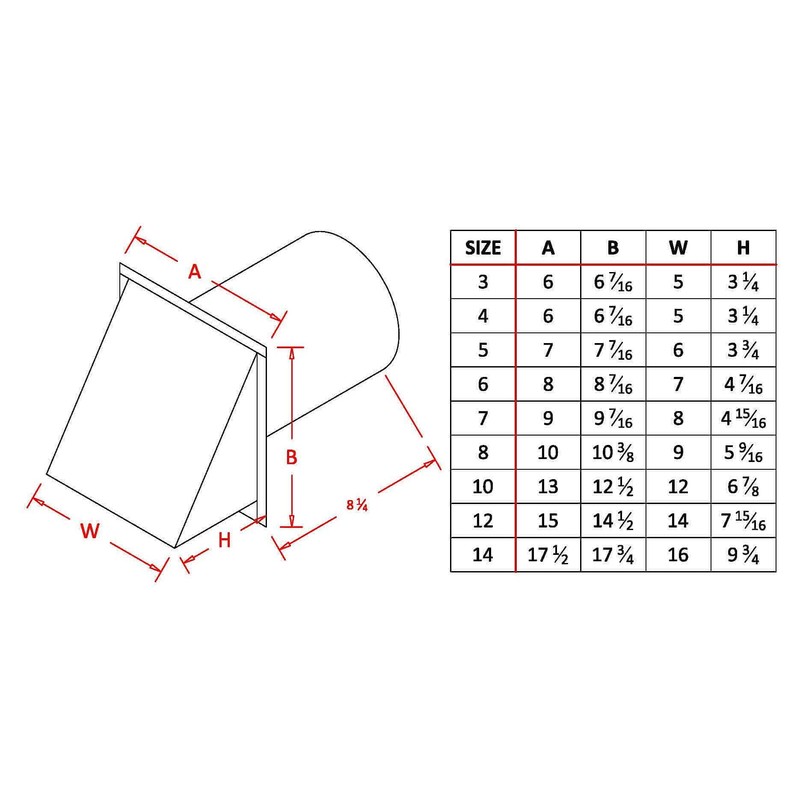 FAMCO Galvanized Steel Hooded Wall Vent with Screen and Damper,