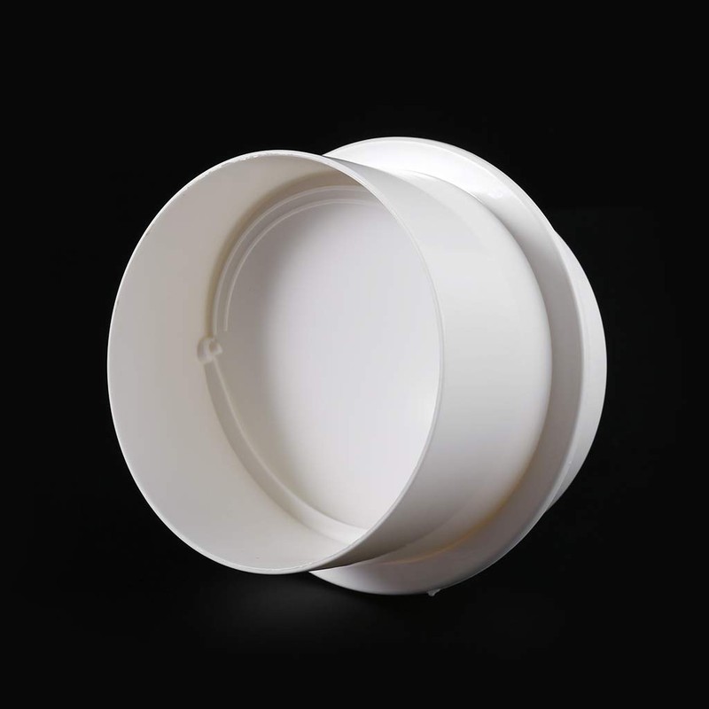 Ocobudbxw Pipe Draft Blocker Backdraft Damper Ventilation Duct Inline Extractor