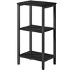 Asgolion Small Black Side Table, Tall End Table with Adjustable