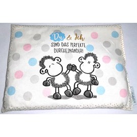 Traumhafte Genusswelten Sheepworld Cherry Stone Cushion Du und Ich sind das perfekte Mess
