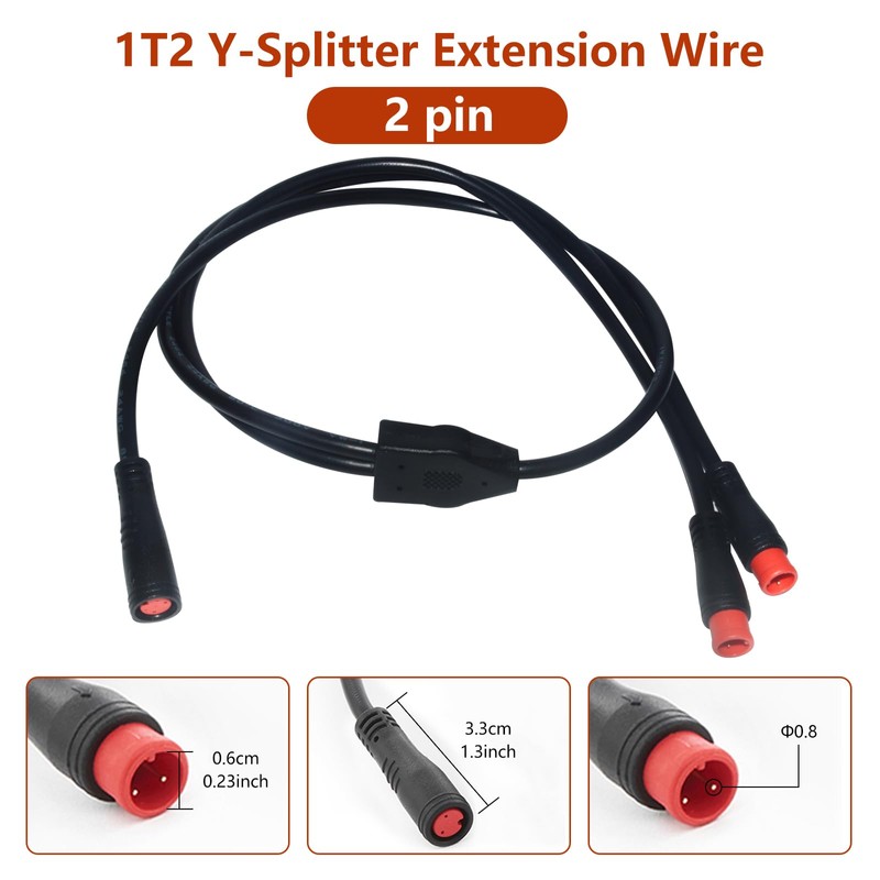 Cable de extensión de derivación Tipo 1t2 y, con Conector