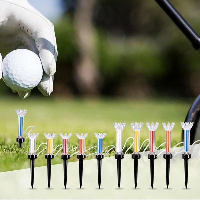 5 PCS Golf Ball Tees ，Magnetic Golf Tees 360° Rotation,Magnetic
