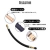 LOYELEY 車 バイク 空気入れ エアーホース 90度真鍮バルエアーバルブ（2個入り） L型 エアバルブ バルブ延長チューブ 長210mm