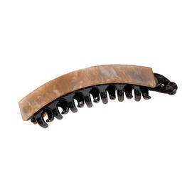 QinGoo Banana Hair Clip Hair Accessories Ponytail Holder Headpiece for Women Girls Elegant Hair Accessory 1 Piece (10.8 cm x 3.2 cm, Ink Coffee)