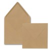 Environment Series Square Folding Card Sets Made of Kraft Paper