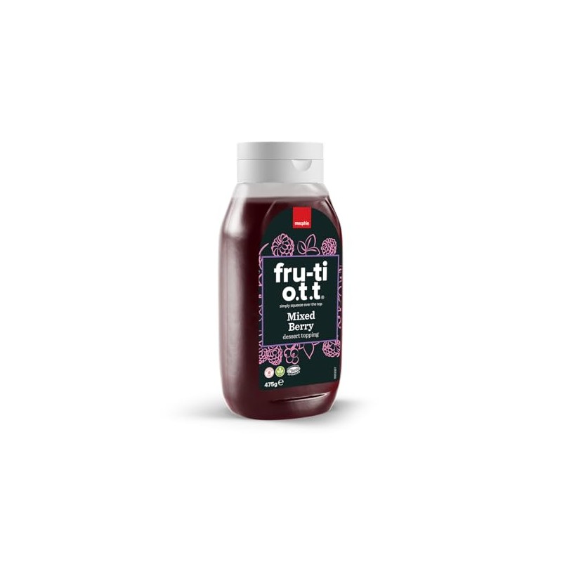 Macphie fru-ti o.t.t® Mixed Berry Dessert Topping, 475g (Single)