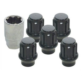 BRITPART Set of Locking Wheel Nuts & Key Compatible with Land Rover Defender & Discovery 1 & RR Classic MAXXTRAC MACH5 Alloy Wheels, Part # DA2475