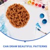 ibasenice Seaweed Tool 4.7 Inch Reusable Natural Sponge for Painting