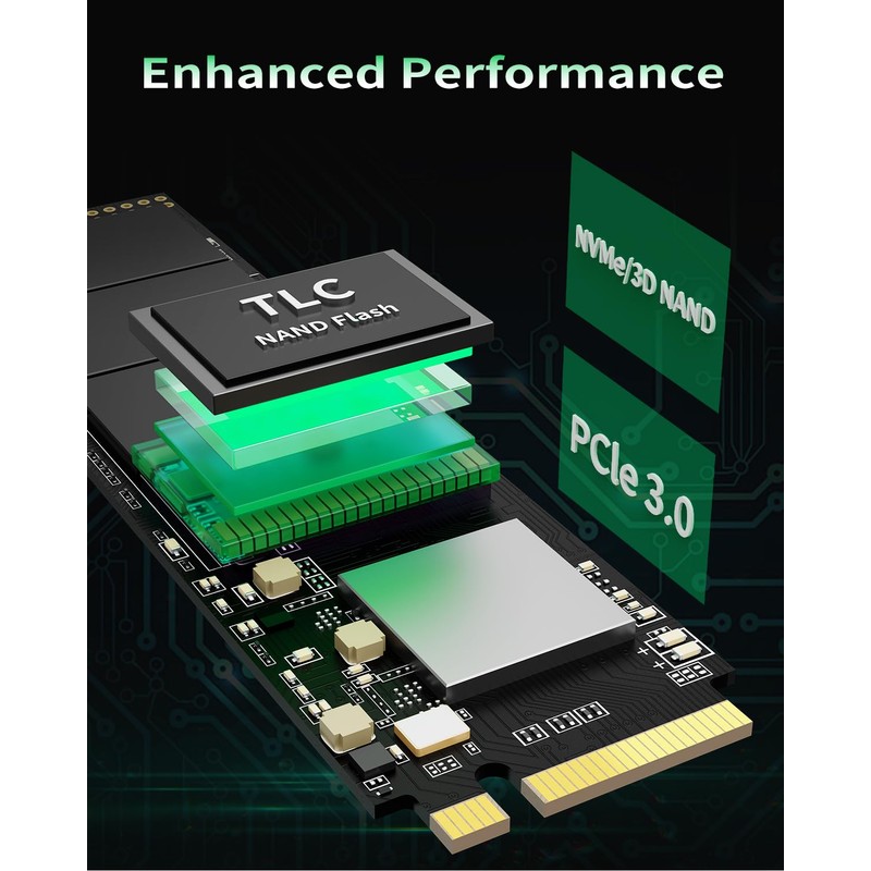 KEXIN SSD M.2 NVMe Internal SSD 256GB M.2 2280, PCIe