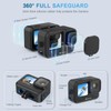 MiPremium Black Silicone Sleeve Case for GoPro Hero 12 11
