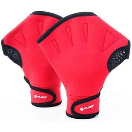Pure2Improve Unisex's Swimming Gloves, Red, L
