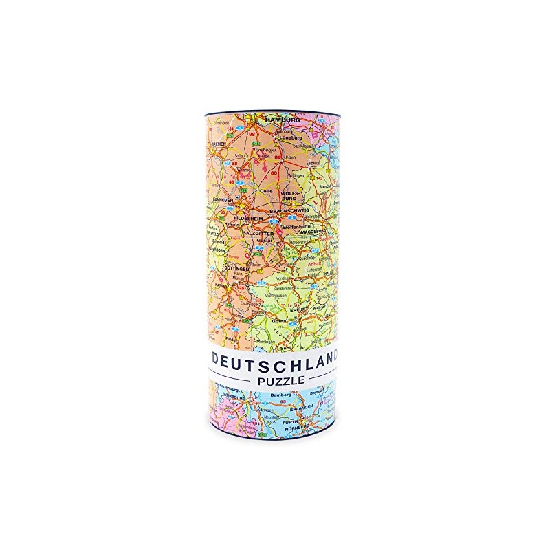 Premium Germany Map Puzzle with 1000 Pieces - Germany Puzzle