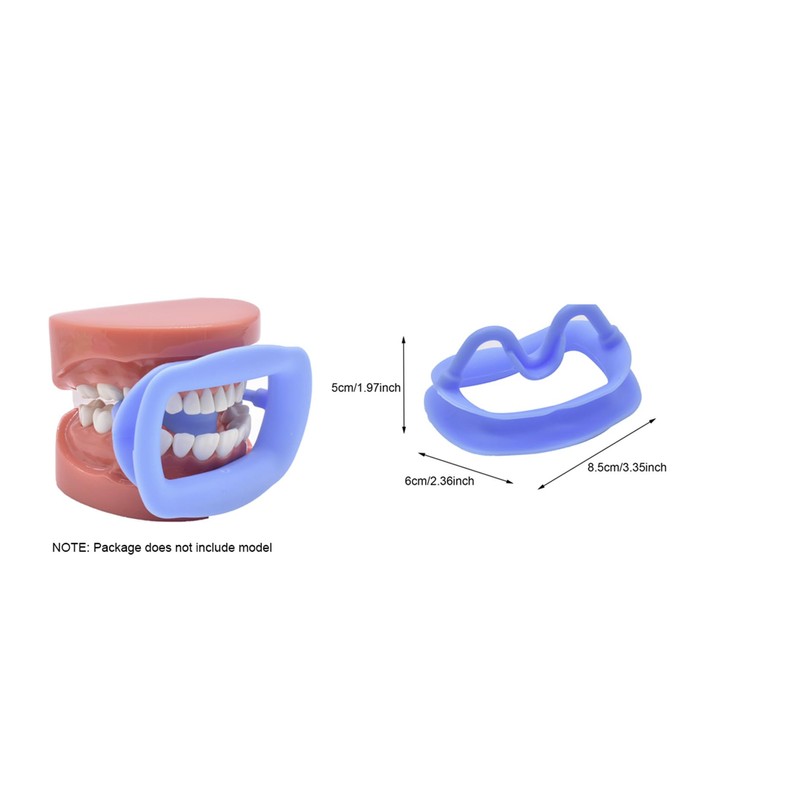 4X Silicone Mouth Opener, Dental Cheek Retractor for Teeth Whitening,Reusable