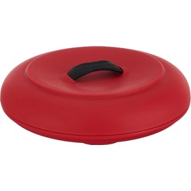 Dexas Microwavable Tortilla Warmer 8.5"x 8.5"x 2.5", Red Color. Ideal for Tortillas, breads, Pancakes, pita Bread, Corn breads