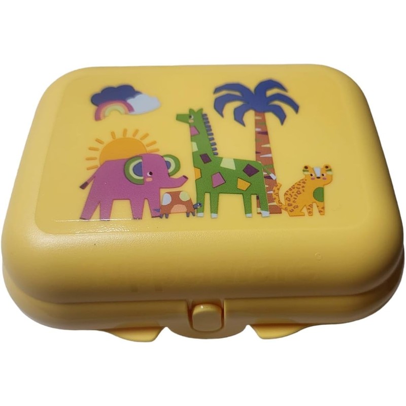 Tupperware To Go Twin gelb Safari Größe 2 Brotdose Twin