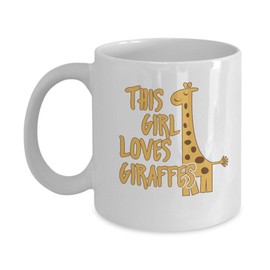 Giraffe Lovers Mug for Women and Girls (11oz)