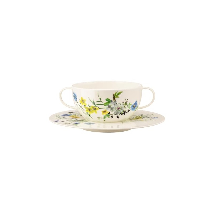 Rosenthal Brillance Fleurs des Alpes 10530-405108-10420 Soup Cup Set of