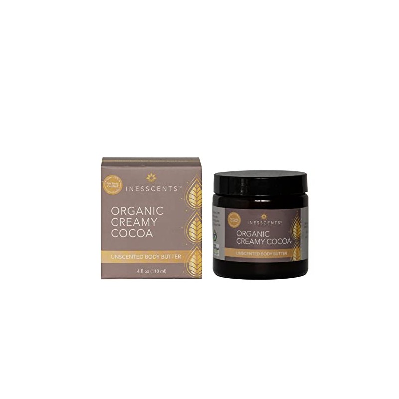 Inesscents Aromatic Botanicals Organic Creamy Cocoa Butter Unscented 4 fl.