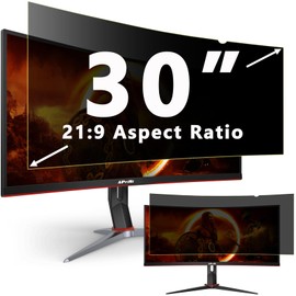 APeiSi 30 Inch Privacy Screen Filter for 21:9 Curved Ultrawide Gaming Monitor | Privacy Shield | Anti Glare | Anti-Blue Light | Eye Protection | Anti Spy | Computer Security Private Filter Protector