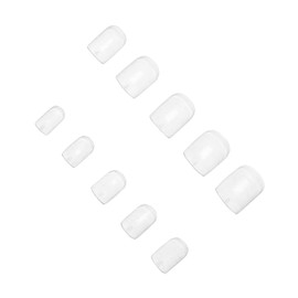 WOONEKY 600pcs Fake Nails Art Stickers Nail Tips for Women Easy to Apply Manicure Kit for Party Friends