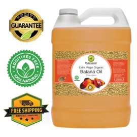 PURE GLORY Organic Batana oil -Extra Virgin-Best for Hair Growth Harvested La Mosquitia - 32oz Plastic Bottle