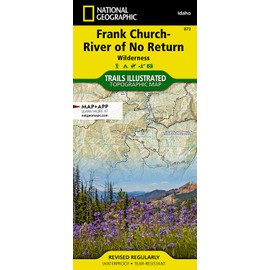 Frank Church-River of No Return Wilderness (National Geographic Trails Illustrated Map, 873)